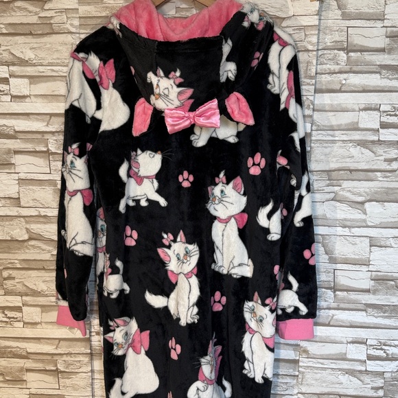 DISNEY Cat Print Hooded Onesie Pajamas - Picture 6 of 13